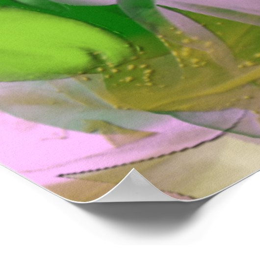 Abstracte afdruk van kunstcanvas poster (Hoek)