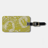 Abstracte afdruk van Mustard Tortoise Shell door L Bagagelabel (Voorkant horizontaal)