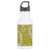 Abstracte afdruk van Mustard Tortoise Shell door L Waterfles (Voorkant)