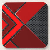 Abstracte afdruk van plastic Onderzetter (Voorkant)