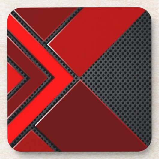 Abstracte afdruk van plastic Onderzetter (Voorkant)