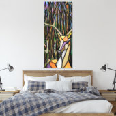 Abstracte afdruk van schilderCanvas met Cubisstijl Canvas Afdruk (Insitu (Slaapkamer))