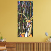 Abstracte afdruk van schilderCanvas met Cubisstijl Canvas Afdruk (Insitu (Woonkamer))