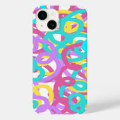 Abstracte afdruk van spiralen Case-Mate iPhone case (Achterkant)