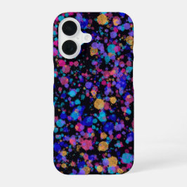 Abstracte afdruk: verre sterrenstelsels iPhone 16 hoesje