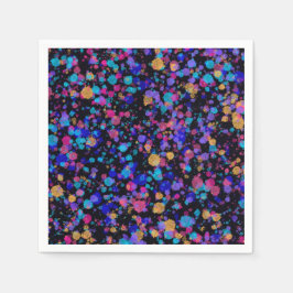 Abstracte afdruk: verre sterrenstelsels servet