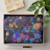 Abstracte afdruk: verre sterrenstelsels tissuepapier (Geschenk)