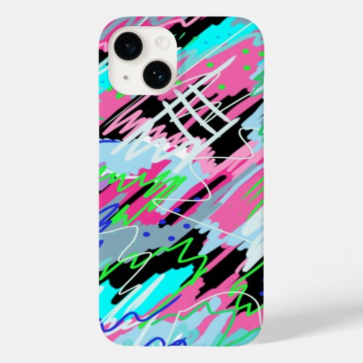 Abstracte afdrukken beginnen bij Bloom Case-Mate iPhone Case (Achterkant)