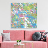 Abstracte afdrukken in kleur en beweging (Insitu (Woonkamer))
