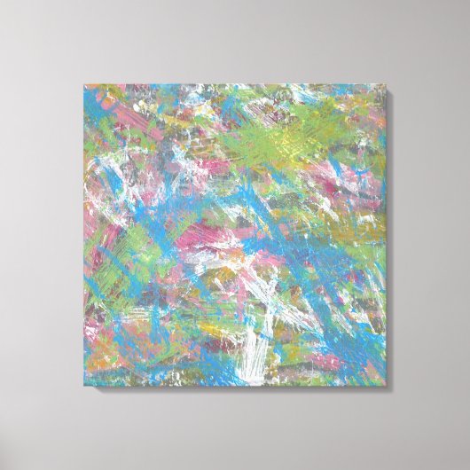 Abstracte afdrukken in kleur en beweging (Voorkant)