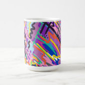 Abstracte afdrukken in kleur koffiemok (Center)