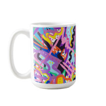 Abstracte afdrukken in kleur