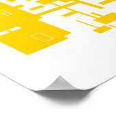Abstracte afdrukken poster (Hoek)