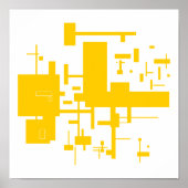 Abstracte afdrukken poster (Voorkant)