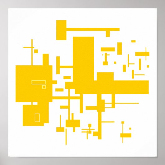 Abstracte afdrukken poster (Voorkant)