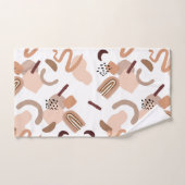 Abstracte afdrukken van Brown Boho Bad Handdoek (Handdoek)