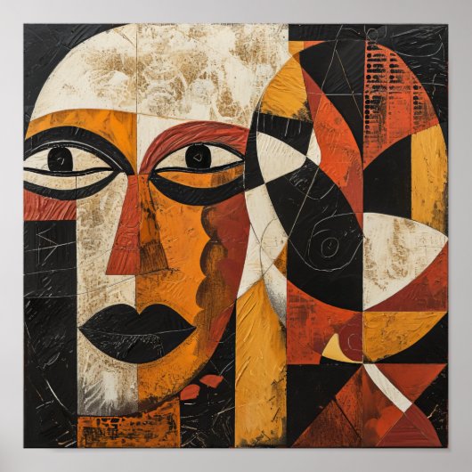 Abstracte afkomst: African Tribal Remagined Poster (Voorkant)