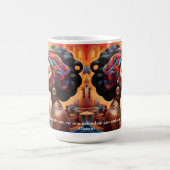 Abstracte Afrikaanse kunst Afrikaanse spreekwoorde Koffiemok (Center)