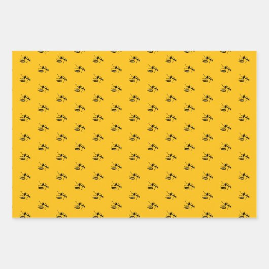 Abstracte, Afrikaanse kunst drummen silhouet Inpakpapier Vel (Voorkant 2)