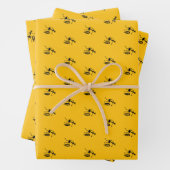 Abstracte, Afrikaanse kunst drummen silhouet Inpakpapier Vel (In situ)