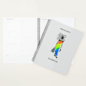 Abstracte Afrikaanse kunst, elegante Mode Lady Pla Planner (Display)
