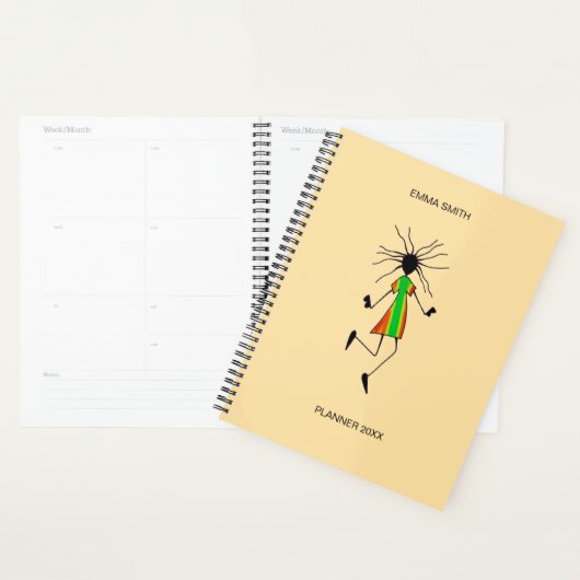 Abstracte Afrikaanse kunst, Geweldige reggae dans Planner (Display)