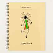 Abstracte Afrikaanse kunst, Geweldige reggae dans Planner (Voorkant)