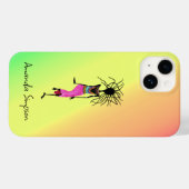 Abstracte Afrikaanse kunst kleurrijke vrouw krijge Case-Mate iPhone Case (Achterkant (horizontaal))