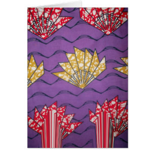 Abstracte Afrikaanse kunst: Paarse passiegolven