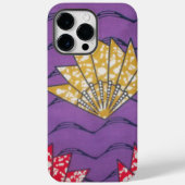 Abstracte Afrikaanse kunst: Paarse passiegolven. Case-Mate iPhone Case (Achterkant)