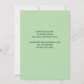 Abstracte Afrikaanse kunst, Warrior Woman Verjaard Kaart (Achterkant)