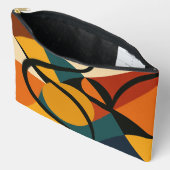 Abstracte Afrikaanse print  Etui (Open)