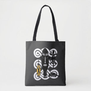 Abstracte Afrikaanse stamkunst Tote Bag