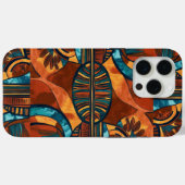 Abstracte Afrocentrische Patronen iPhone / iPad ca Case-Mate iPhone Case (Achterkant (horizontaal))