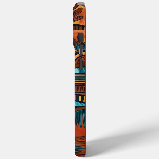 Abstracte Afrocentrische Patronen iPhone / iPad ca Case-Mate iPhone Case (Achterkant / Links)