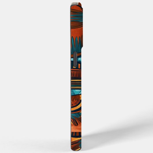 Abstracte Afrocentrische Patronen iPhone / iPad ca Case-Mate iPhone Case (Achterkant / Rechts)
