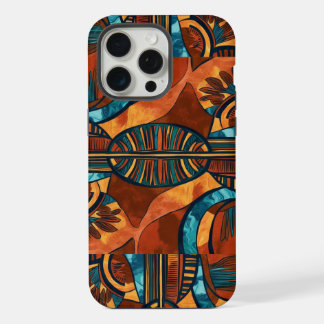 Abstracte Afrocentrische Patronen iPhone / iPad ca 15 Pro Max Case