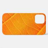Abstracte afsluiting van een oranje en gele bladte Case-Mate iPhone case (Achterkant (horizontaal))