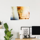 Abstracte Agate Patronen Poster (Thuiskantoor)