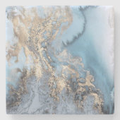 Abstracte Agate stijl Stenen Onderzetter (Voorkant)