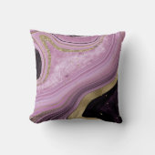 Abstracte Agate V1 Mauve ID827 Kussen (Voorkant)