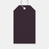 Abstracte Agate Wedding Bedankt Mauve ID827 Cadeaulabel (Achterkant)