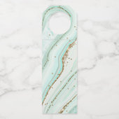 Abstracte Agate Wedding Cheers Mnt ID827 Flessenhanger (Achterkant)