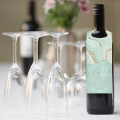 Abstracte Agate Wedding Cheers Mnt ID827 Flessenhanger