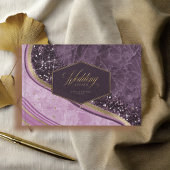 Abstracte Agate Wedding Mauve ID827 Gastenboek