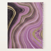 Abstracte Agate Wedding Mauve ID827 Planner (Achterkant)
