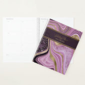 Abstracte Agate Wedding Mauve ID827 Planner (Display)