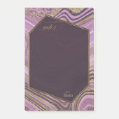 Abstracte Agate Wedding Mauve ID827 Post-it® Notes (Voorkant)