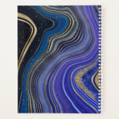 Abstracte Agate Wedding Midnight ID827 Planner (Achterkant)