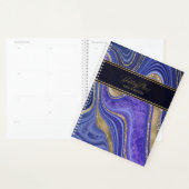 Abstracte Agate Wedding Midnight ID827 Planner (Display)